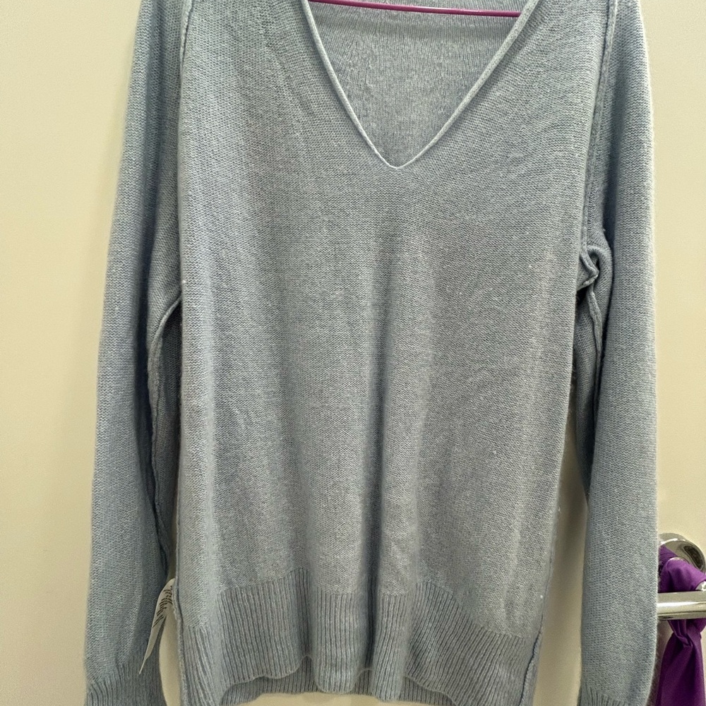 Vince Soft Blue Gray Sweater